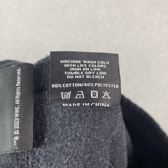 WWE Shoe Palace Mens L Stone Cold Steve Austin Black Jogger Sweatpants - Picture 12 of 12